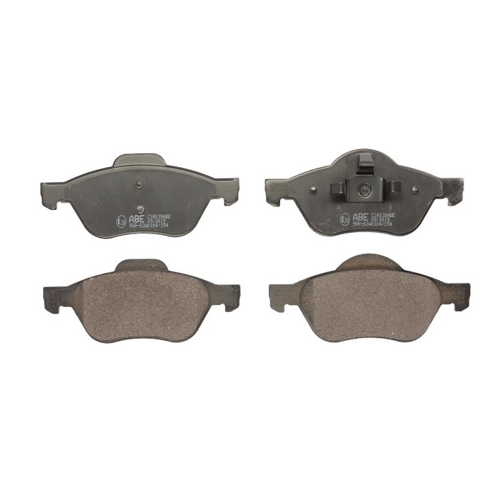 Első fékbetét készlet ABE kompatibilis Renault Clio III, Grand Scenic II, Megane II, Megane II/kombi, Scenic II