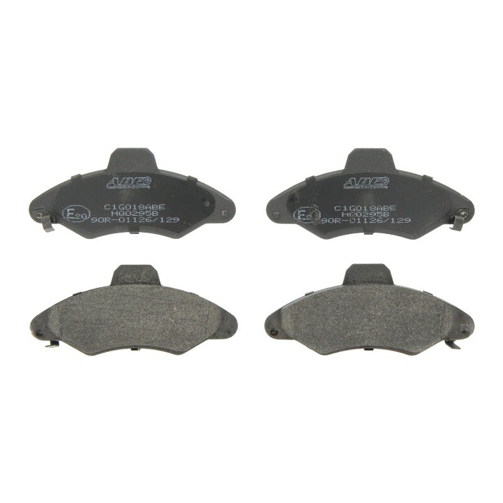 Ford Escort Classic, Escort V, Escort V Express, Escort VI, Escort VI/kombi, Ka, Orion III kompatibilis ABE első fékbetét készlet