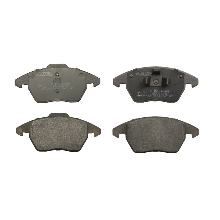 Első fékbetét készlet ABE Peugeot 207, 208 I, 208/ferdehátú, 3008, 307, 308, 308 I
