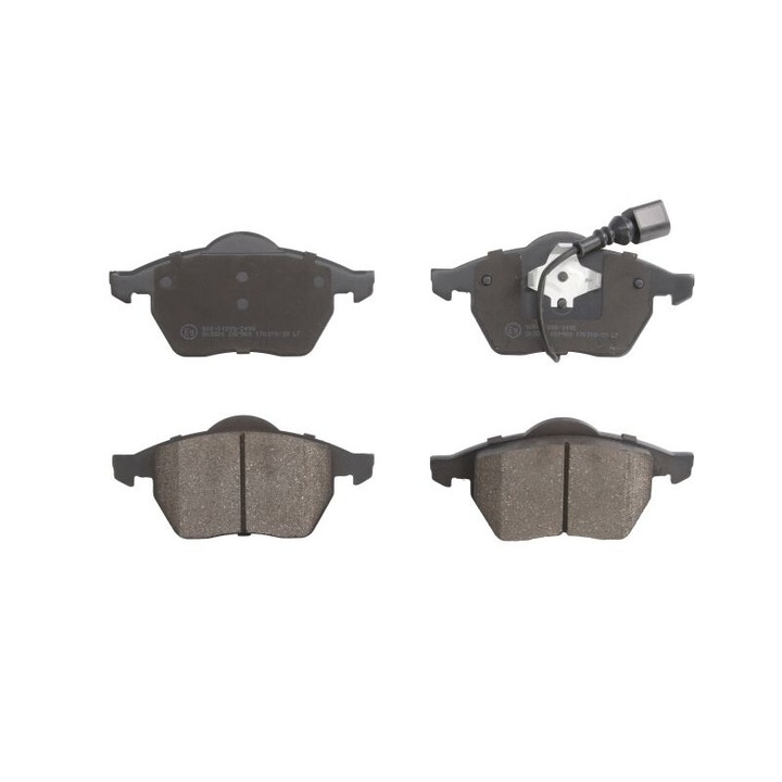 Első fékbetét készlet, ABE kompatibilis Skoda Fabia I Praktik, Fabia III, Octavia I 168178