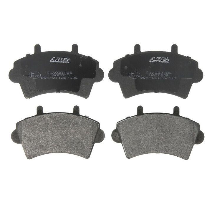 Az Opel Movano A-val kompatibilis ABE első fékbetét készlet