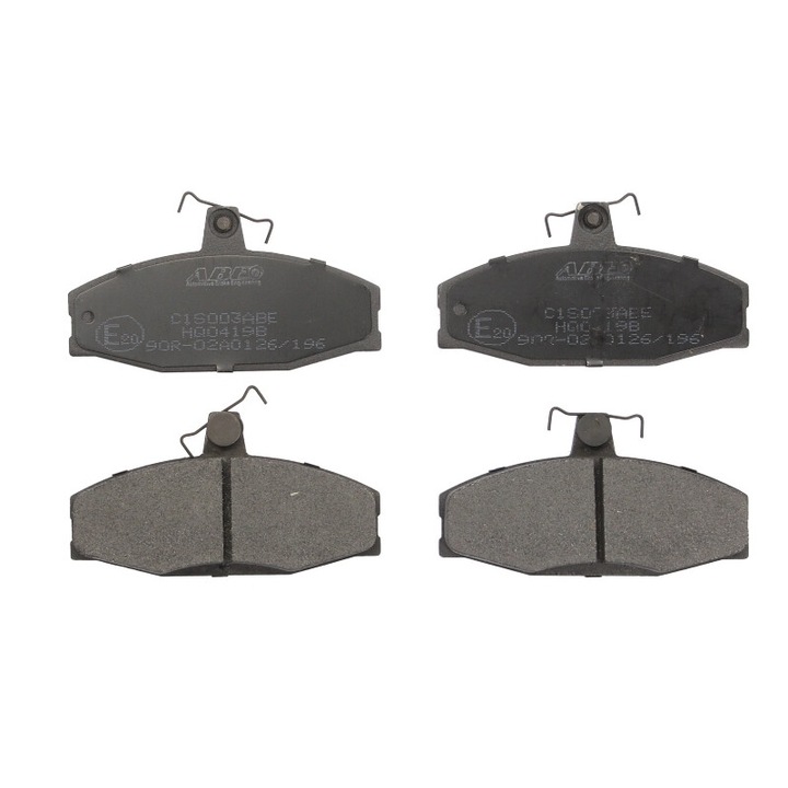 Skoda Favorit, Favorit Forman, Felicia Cube, Felicia I, Felicia II kompatibilis ABE első fékbetét készlet