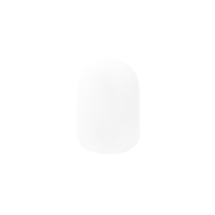 Elektromos körömreszelő csiszolópapír, 1 db, 13*19mm, fehér, 150-es szemcseméretű