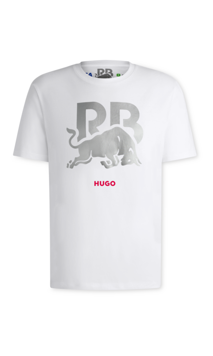 Tricou Red Bull Visa Cash App by Hugo Core, Alb, Alb