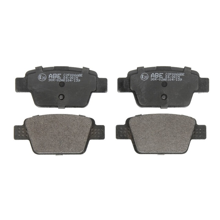 Fiat Bravo II, Grande Punto, Linea, Multipla, Palio, Siena, Stilo kompatibilis ABE hátsó fékbetét készlet