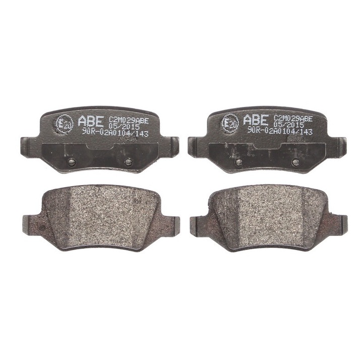 Mercedes A W168, A W169, B Sports Tourer W245, Vaneo 414 kompatibilis ABE hátsó fékbetét készlet