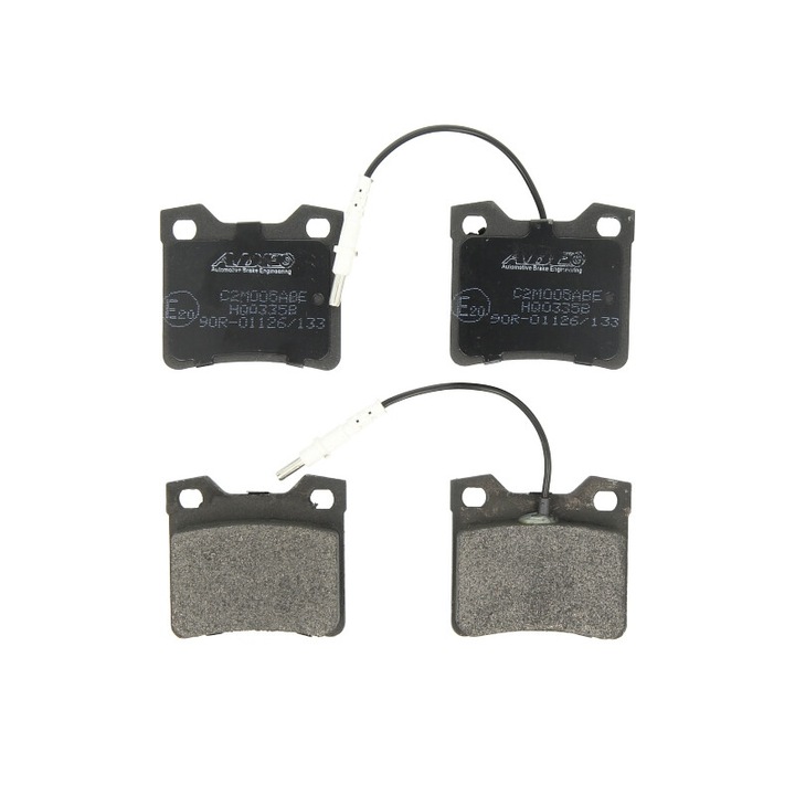 Peugeot 406-tal kompatibilis ABE hátsó fékbetét készlet