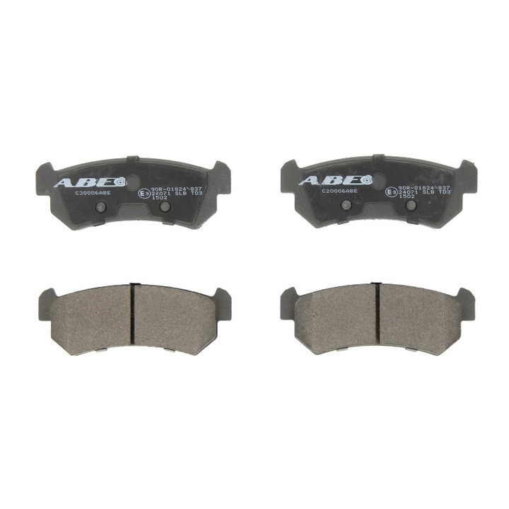 Chevrolet Aveo / Kalos, Lacetti, Nubira, Rezzo kompatibilis ABE hátsó fékbetét készlet