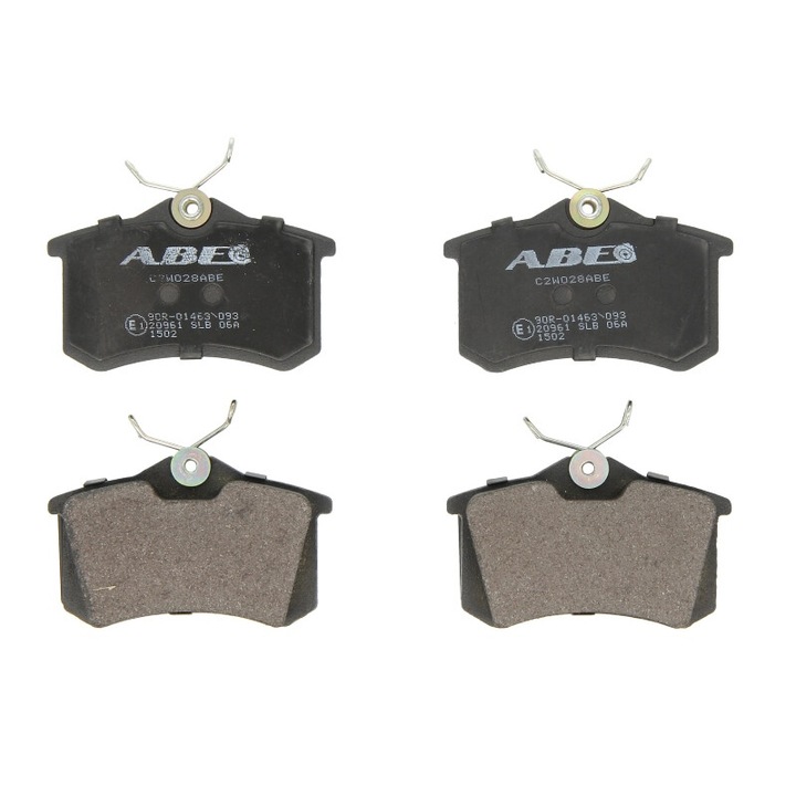 Ds Ds 3 164295-tel kompatibilis ABE hátsó fékbetét készlet