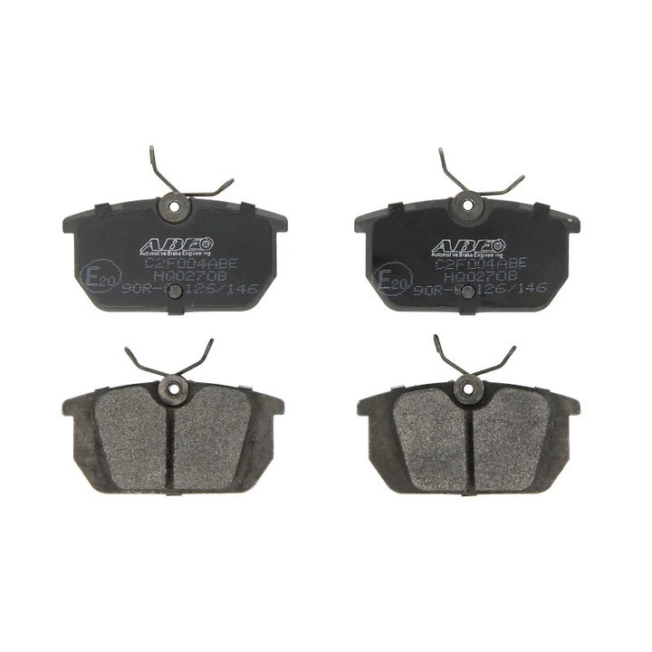 Hátsó fékbetét készlet ABE kompatibilis Alfa Romeo 145, 146, 155, 156, 33, Arna, Gtv, Spider