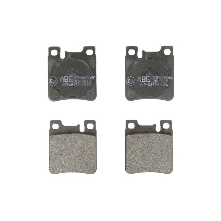 ABE hátsó fékbetét készlet kompatibilis Mercedes 124 W124, C Cl203, C T-modell S202, C T-model S203, C W202, C W203, Clc Cl203, Clk A208, Clk A209, Clk C208