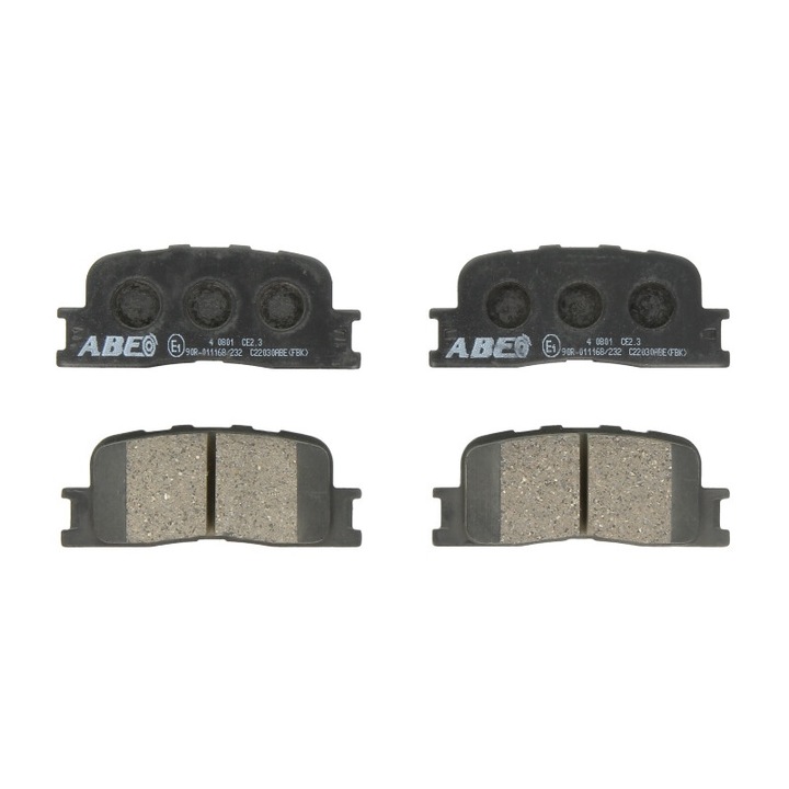 Toyota Caldina, Camry, Harrier, Isis, Wish kompatibilis ABE hátsó fékbetét készlet