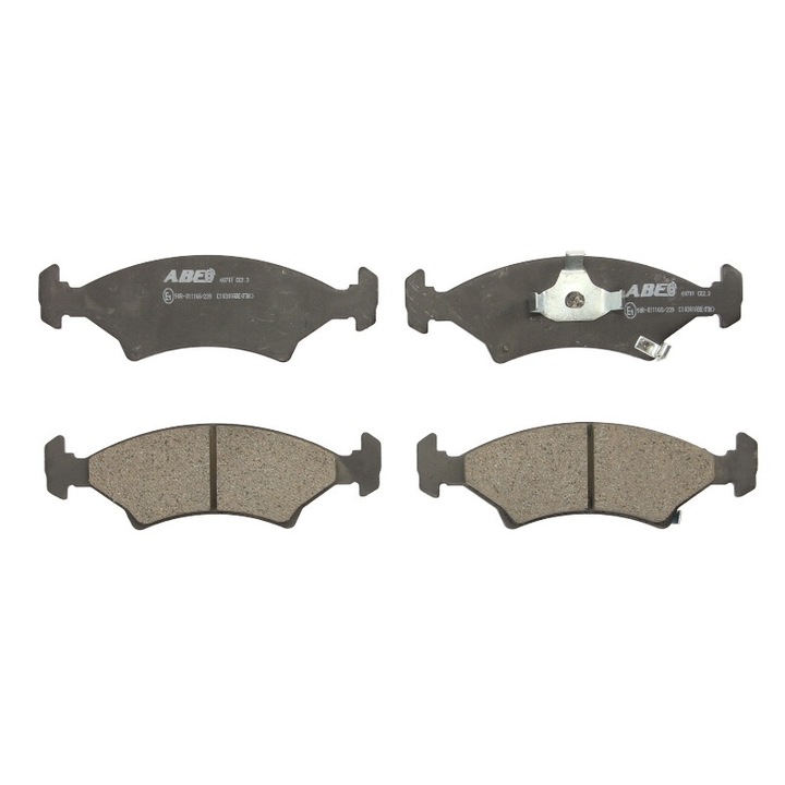 Első fékbetét készlet ABE kompatibilis Kia Sephia, Sephia II, Shuma, Shuma I, Shuma II