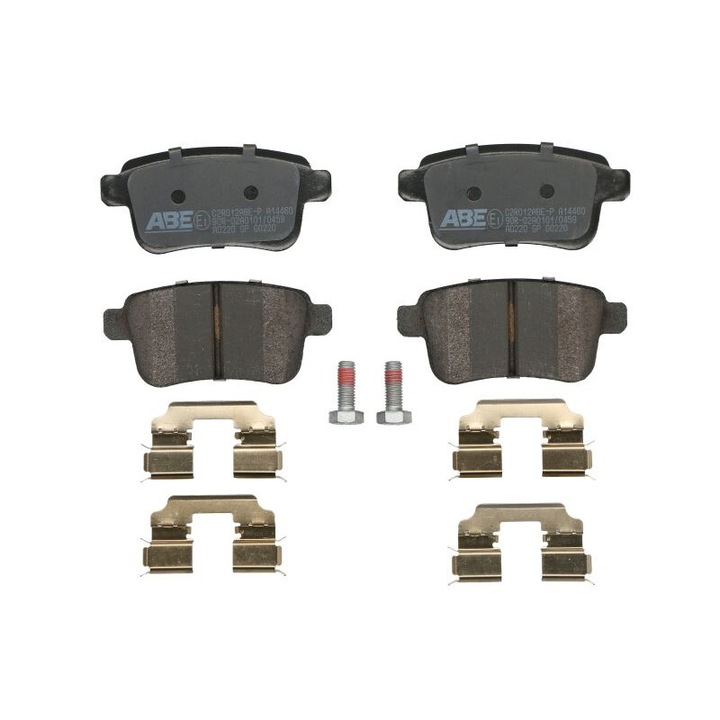 ABE hátsó fékbetét készlet kompatibilis Mercedes Citan Mixto Double Cabin, Citan Mpv, Citan/W415 kisbuszokkal