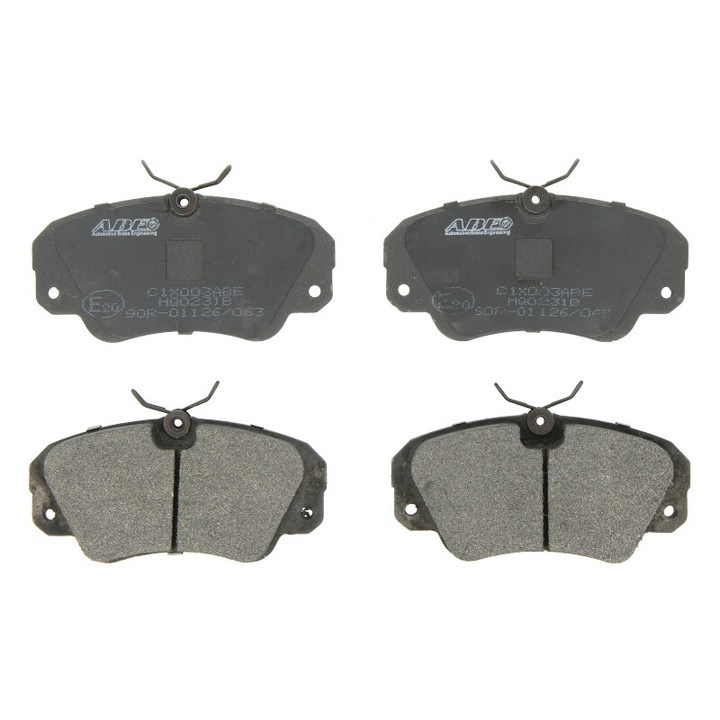 Első fékbetét készlet ABE kompatibilis Opel Omega A, Omega B, Senator B