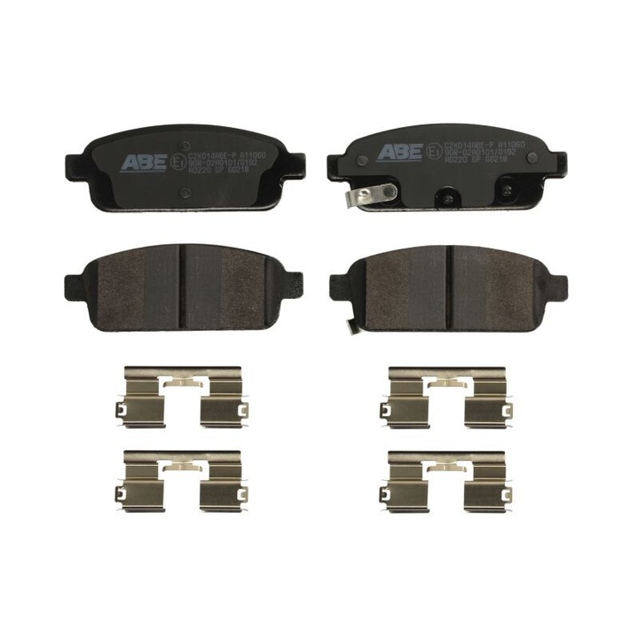 Chevrolet Aveo, Cruze, Orlando, Trax, Volt kompatibilis ABE hátsó fékbetét készlet