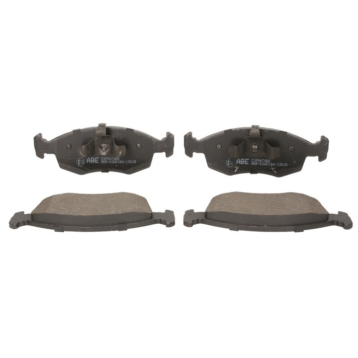 Első fékbetét készlet ABE, kompatibilis a Lancia Ypsilonnal