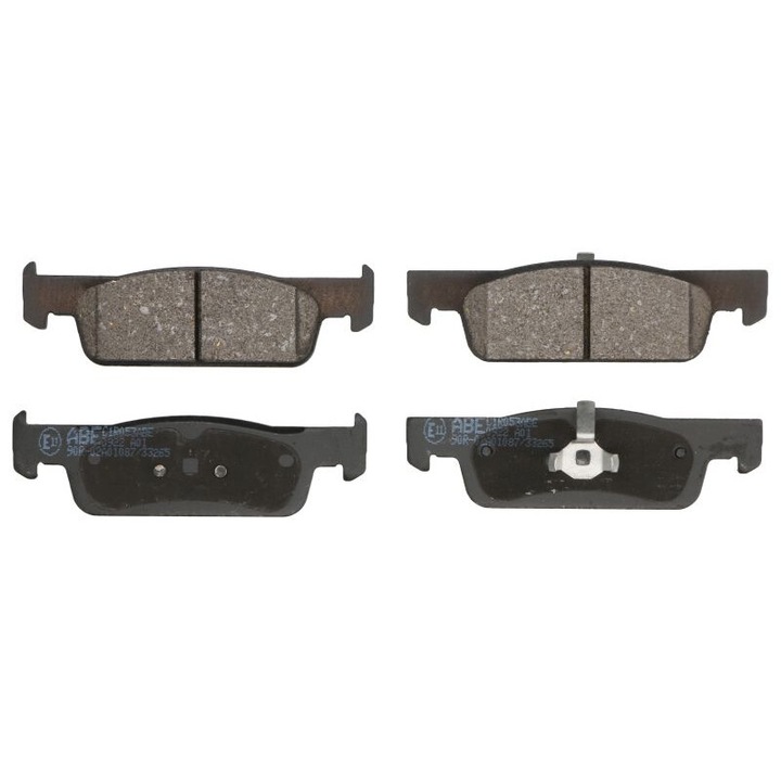 Első fékbetét készlet ABE kompatibilis a Renault Logan/Stepway II, Sandero/Stepway II, Thalia III típusokkal