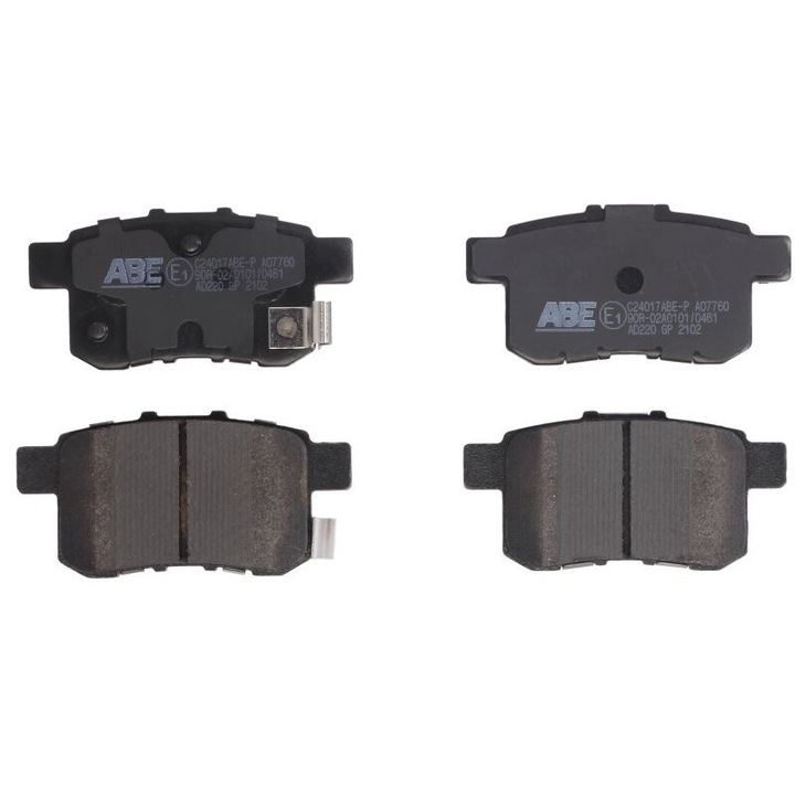 Honda Accord IV, Accord IX, Accord V, Accord VI, Accord VII, Accord VIII, City IV, Civic III, Civic IV, Civic VIII, Cr-V I, Cr-V II, Cr típusokkal kompatibilis ABE hátsó fékbetét készlet - V IV