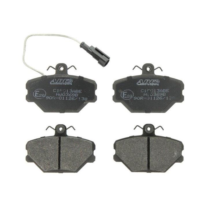 ABE első fékbetét készlet kompatibilis Lancia Dedra, Delta I, Y10