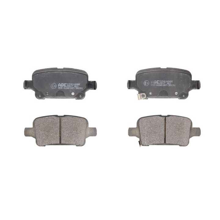 Комплект задни спирачни накладки ABE съвместими с Opel Astra K, Astra K/kombi, Insignia B, Insignia B Country, Insignia B Grand Sport 178367