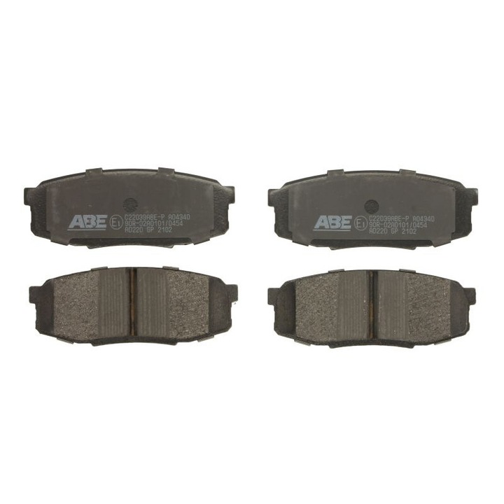 Lexus Lx-szel kompatibilis ABE hátsó fékbetét készlet