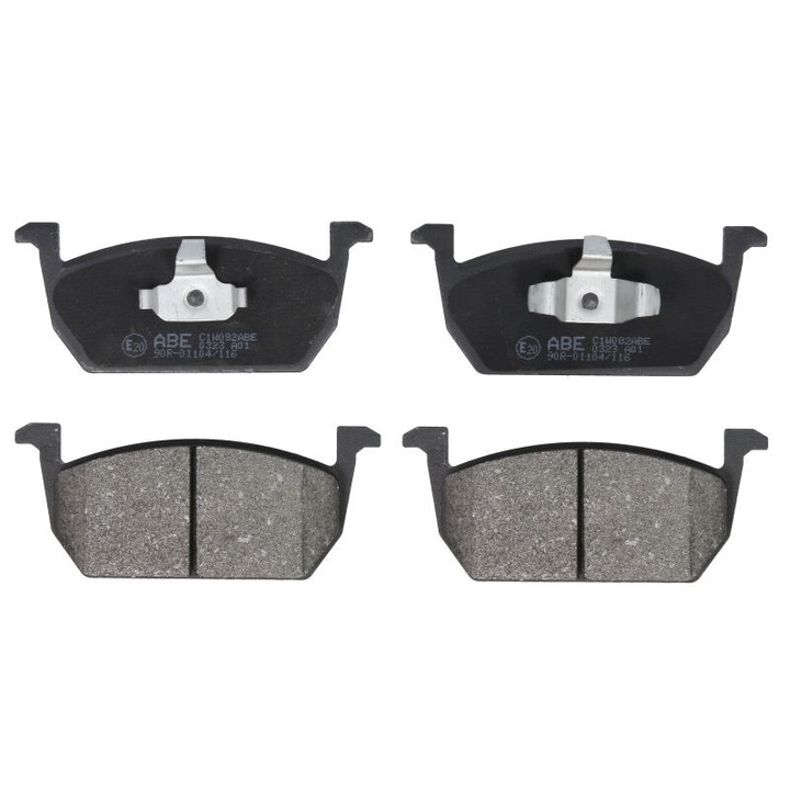 Első fékbetét készlet ABE, kompatibilis Audi A1, A1 Allstreet, A1 City Carver