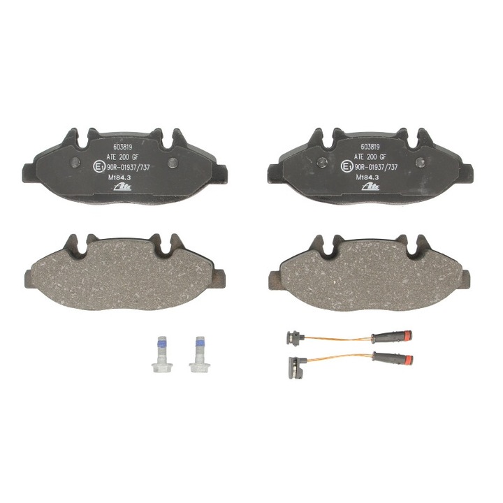Első fékbetét készlet ATE kompatibilis Mercedes Viano W639, Vito / Mixto W639, Vito W639