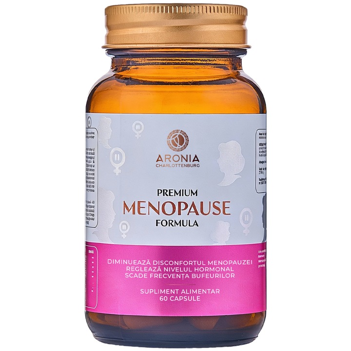 Premium Menopause Formula: 60 de capsule care diminueaza simptomele menopauzei si asigura echilibrul hormonal
