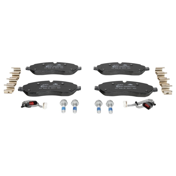 Комплект предни спирачни накладки ATE, съвместими с Ford Usa Transit-150, Transit-350