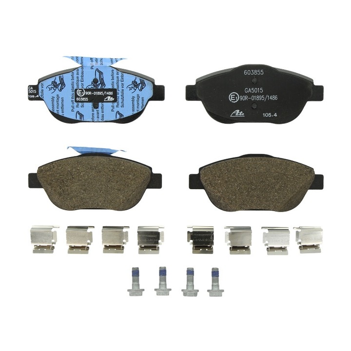 Set placute de frana fata ATE compatibile cu Ds Ds 3, Ds 3 / Ds 3