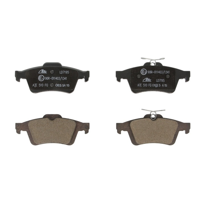 Set placute de frana spate ATE compatibile cu Ford C-max, C-max II, Focus C-max, Focus II, Focus III, Focus III/hatchback