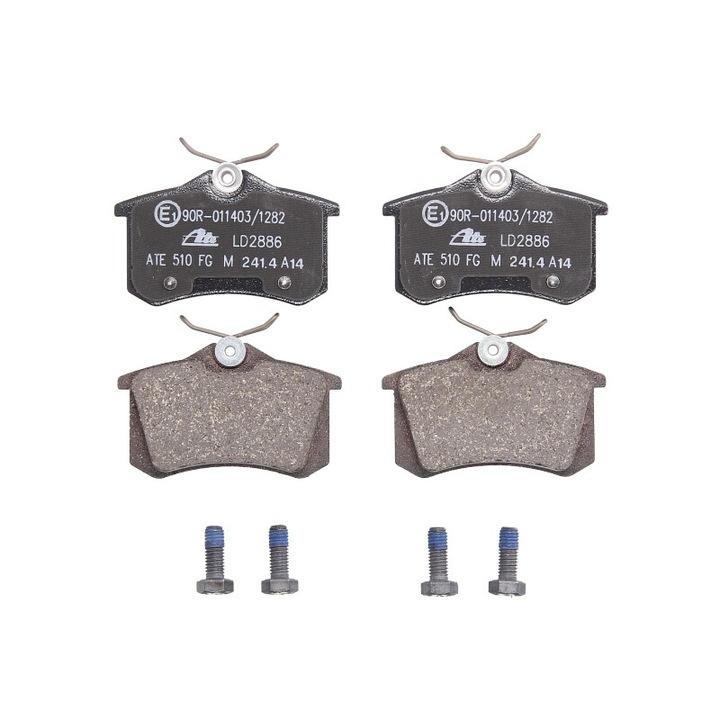 ATE hátsó fékbetét készlet kompatibilis a Renault Megane II, Thalia II típusokkal