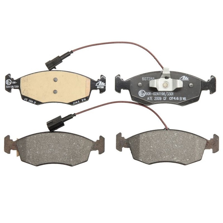 Комплект предни накладки ATE съвместими с Fiat 500, 500 C, Grande Punto, Panda, Punto, Punto Evo, Punto Evo/хечбек, Punto/хечбек