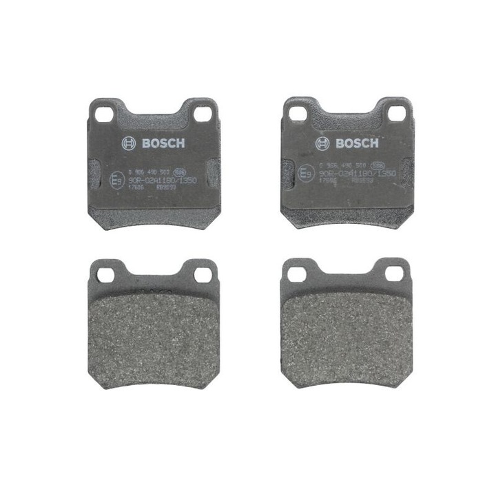 BOSCH hátsó fékbetét készlet kompatibilis Saab 900 II, 9-3, 9-5