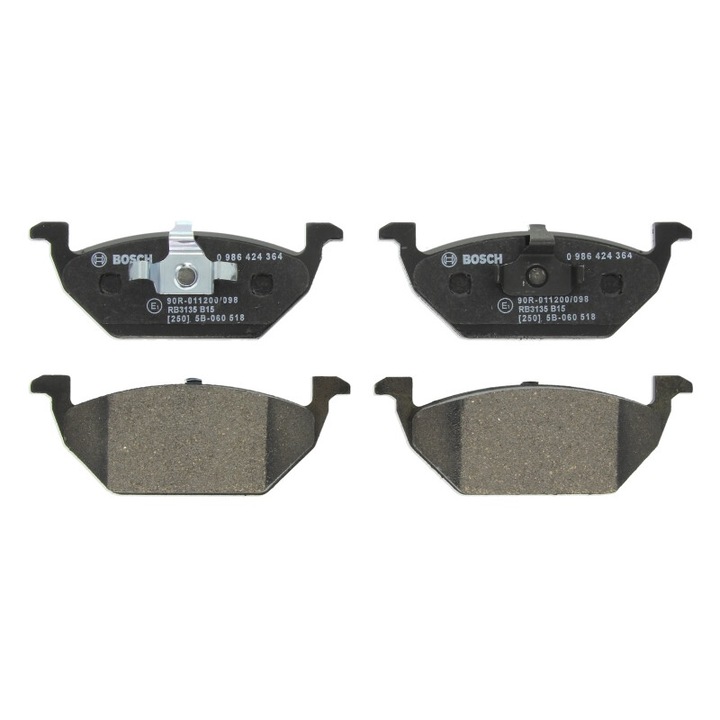 BOSCH első fékbetét szett, kompatibilis az Audi A1, A3-mal