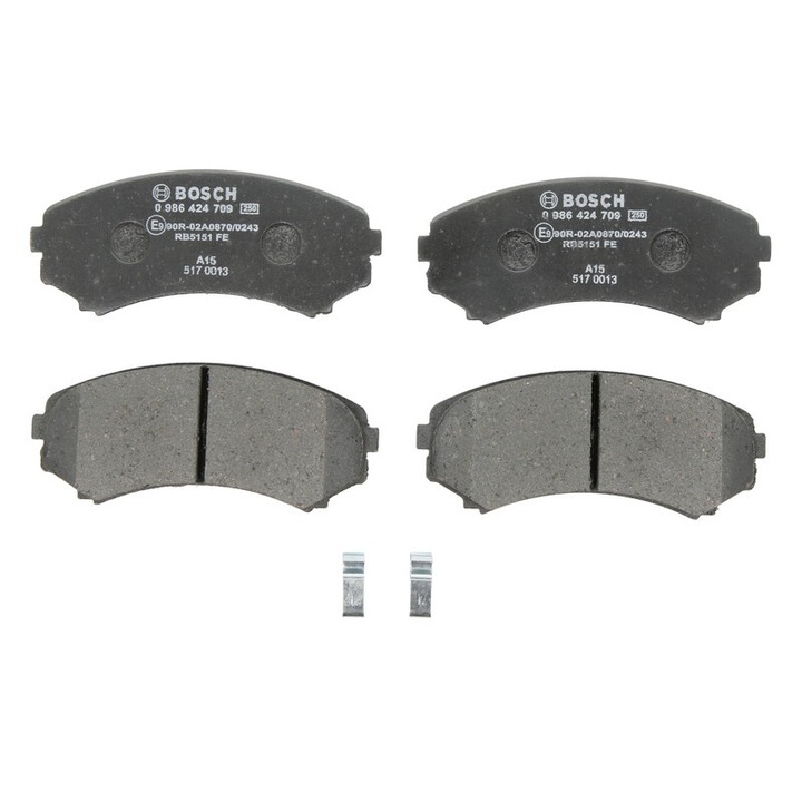 BOSCH első fékbetét készlet kompatibilis a Mazda E-vel