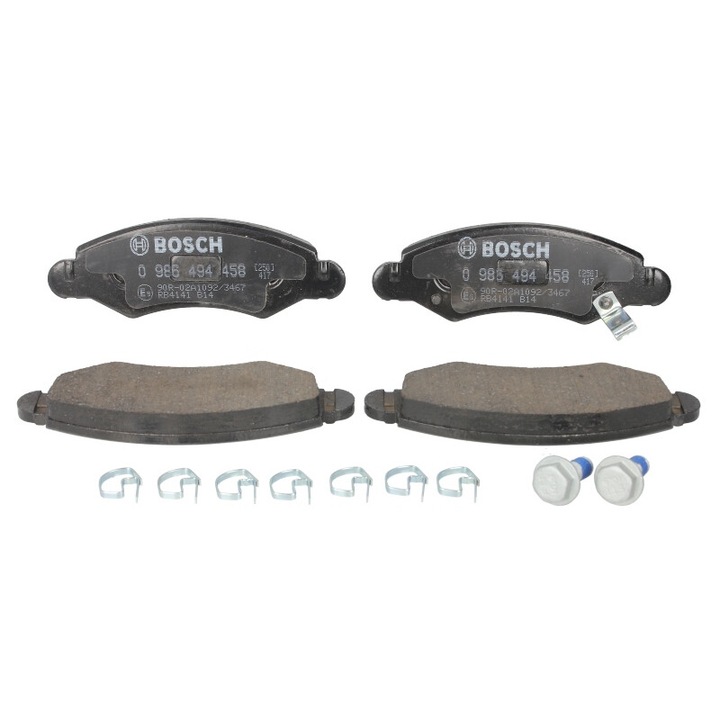 BOSCH első fékbetét készlet, kompatibilis Suzuki Ignis II, Wagon R, Wagon R típusokkal