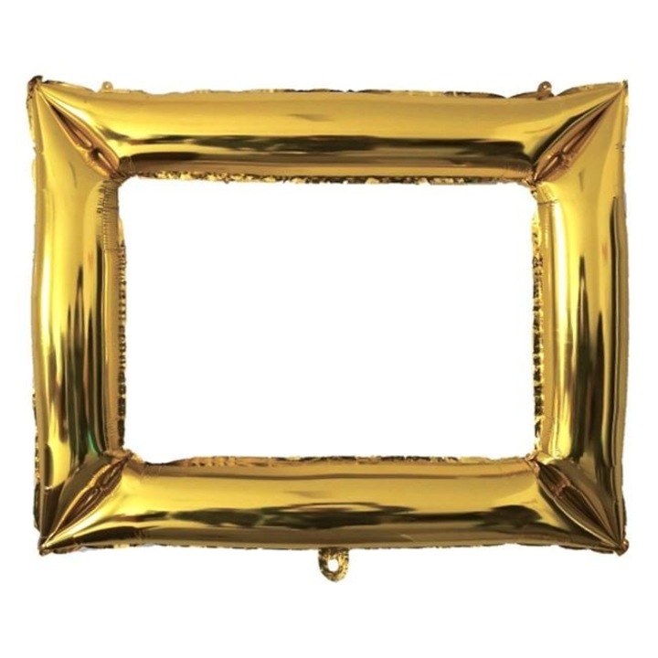 Balon Party Antbro® in forma de rama foto din folie aurie, 101x84cm