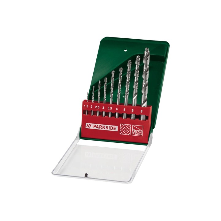 Set 9 burghie metal PARKSIDE PHMB 9 A1, FabricatE din otel M2