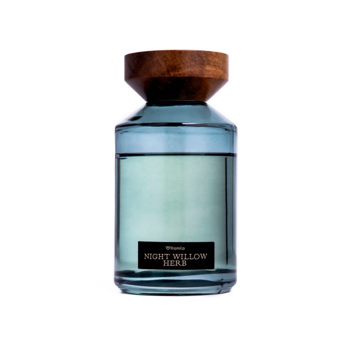 Difuzor de aroma WOODY BLEND Night Willow cu ierburi 200 ml HOMLA