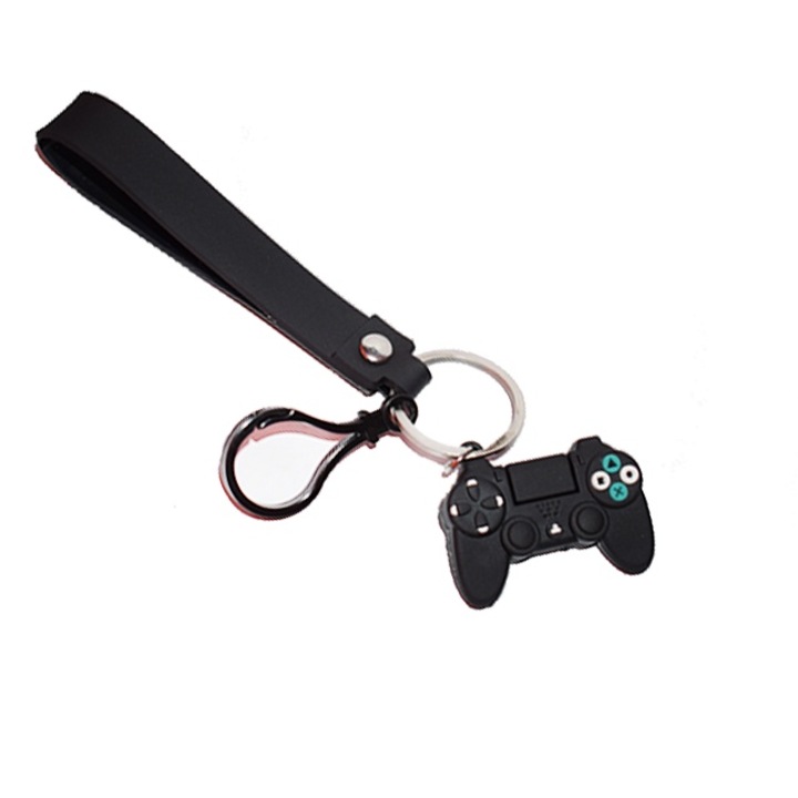 Breloc Controller, cauciuc, negru