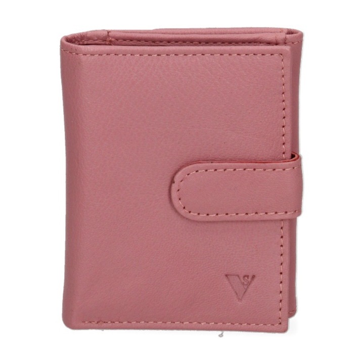 Sergio Valentini, Portofel din piele ecologica, Roz prafuit