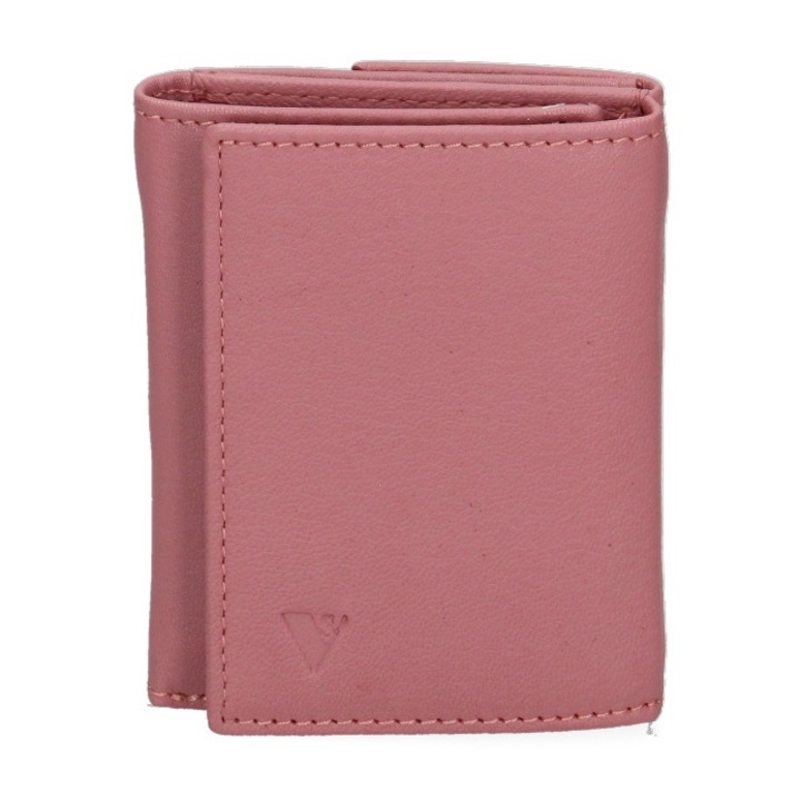 Sergio Valentini, Portofel pliabil din piele ecologica, Roz prafuit