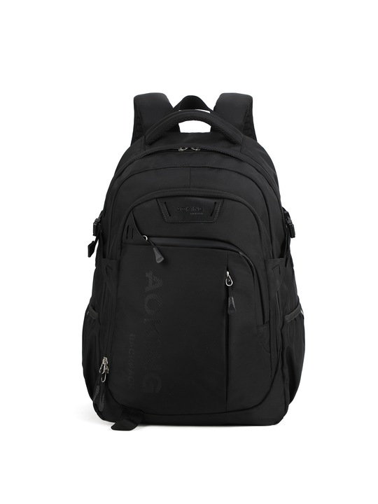 Aoking, Rucsac cu buzunare multiple si bretele ajustabile, Negru