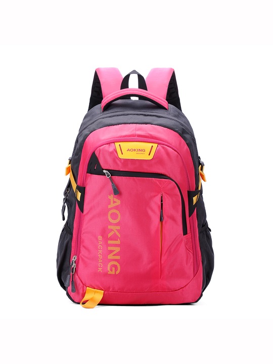 Aoking, Rucsac textil cu fermoar, Fucsia