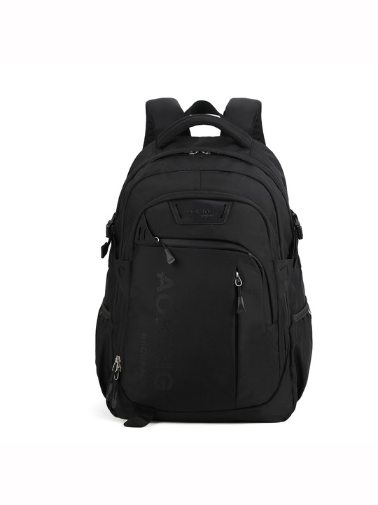 Aoking, Rucsac cu barete ajustabile si buzunare, Negru