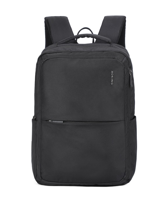 Aoking, Rucsasc unisex cu buzunare multiple, Negru
