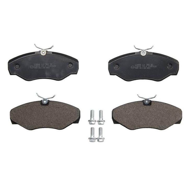 Комплект предни спирачни накладки BRECK съвместими с Renault Avantime, Espace III, Trafic II