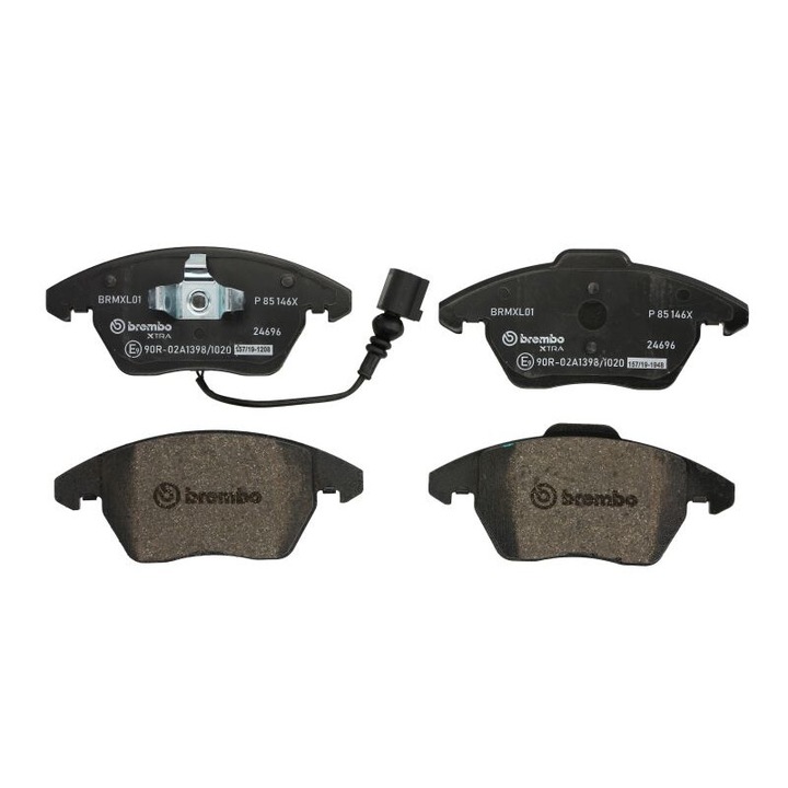 Комплект предни спирачни накладки BREMBO съвместими с Vw Beetle, Caddy III
